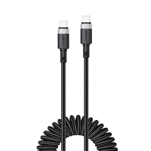 Acefast C14-03 60W USB-C to USB-C Spring Charging Data Cable 1.2M