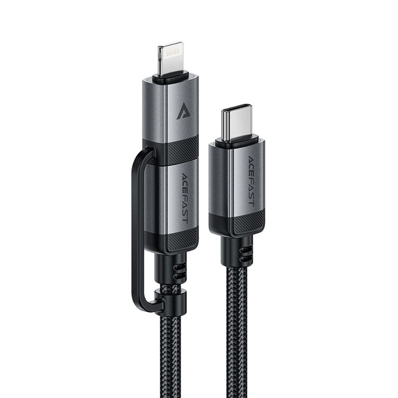 Acefast C20-01 USB-C to Lightning / USB-C Charging Data Cable 1.2M