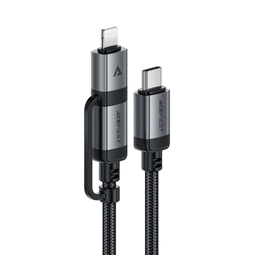 Acefast C20-01 USB-C to Lightning / USB-C Charging Data Cable 1.2M