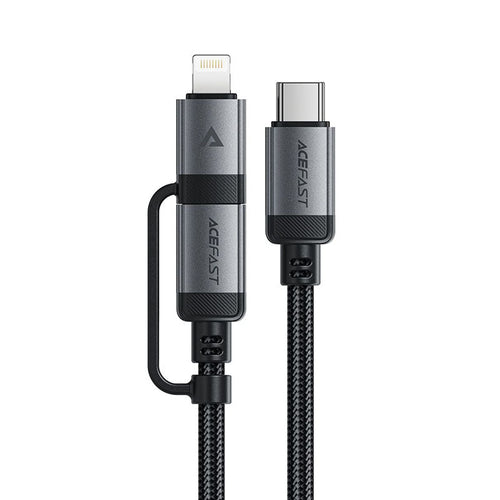 Acefast C20-01 USB-C to Lightning / USB-C Charging Data Cable 1.2M