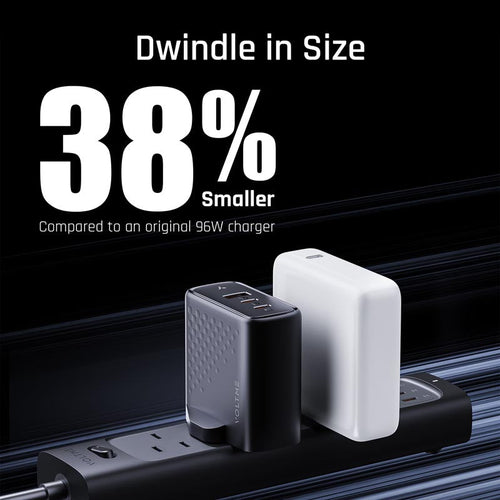 Voltme Revo 100 100W 2C+1A Wall Charge (Black)