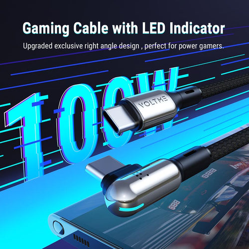 Voltme Powerlink Stark 100W C to C Cable E Marker 2M