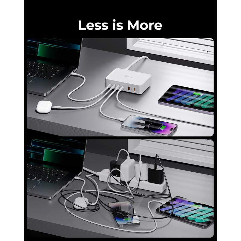 Voltme Revo 240 240W 4C+2A PD3.1 Power Hub (White)