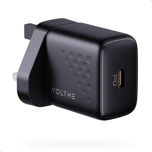 Voltme Revo 30 Lite 30W 1C Wall Charge + C to C Cable (Black)