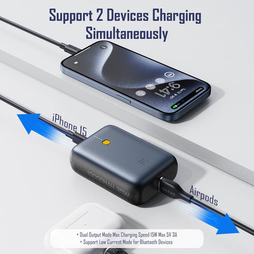 Voltme Hypercore Duo 30W 10000Mah Power Bank (Grey)