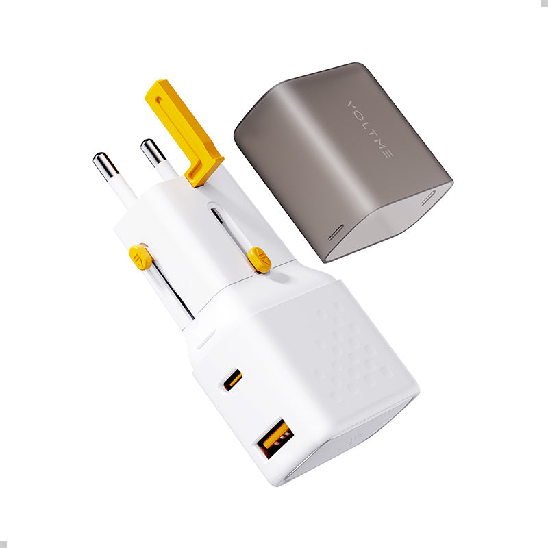 Voltme F4028 VITO 35 1A+1C Travel Adapter (White)