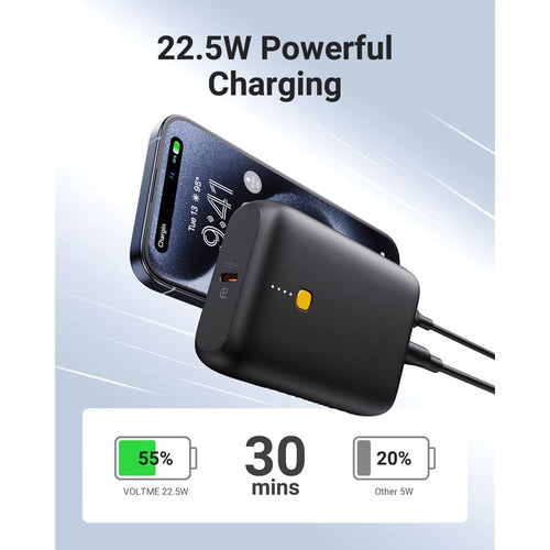 Voltme Hypercore 10K Lite 22.5W Power Bank (Black)