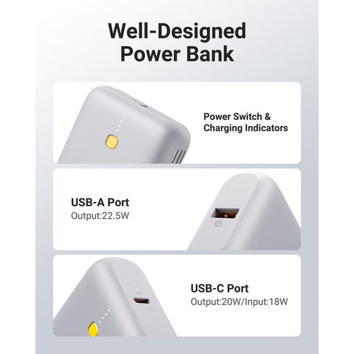 Voltme Hypercore 10K Lite 22.5W Power Bank (Black)