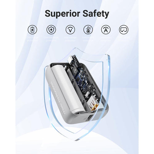 Voltme Hypercore 10K Lite 22.5W Power Bank (Grey)