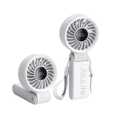 Jisulife Life7-Light Grey Handheld Fan 5000mAh (Light Grey)