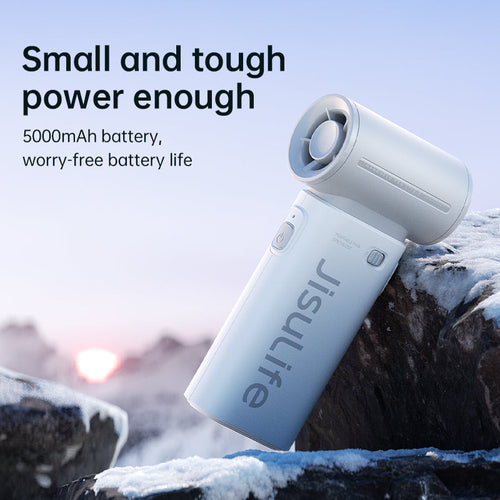 Jisulife Life9-Light Grey Handheld Fan 5000mAh (Light Grey)