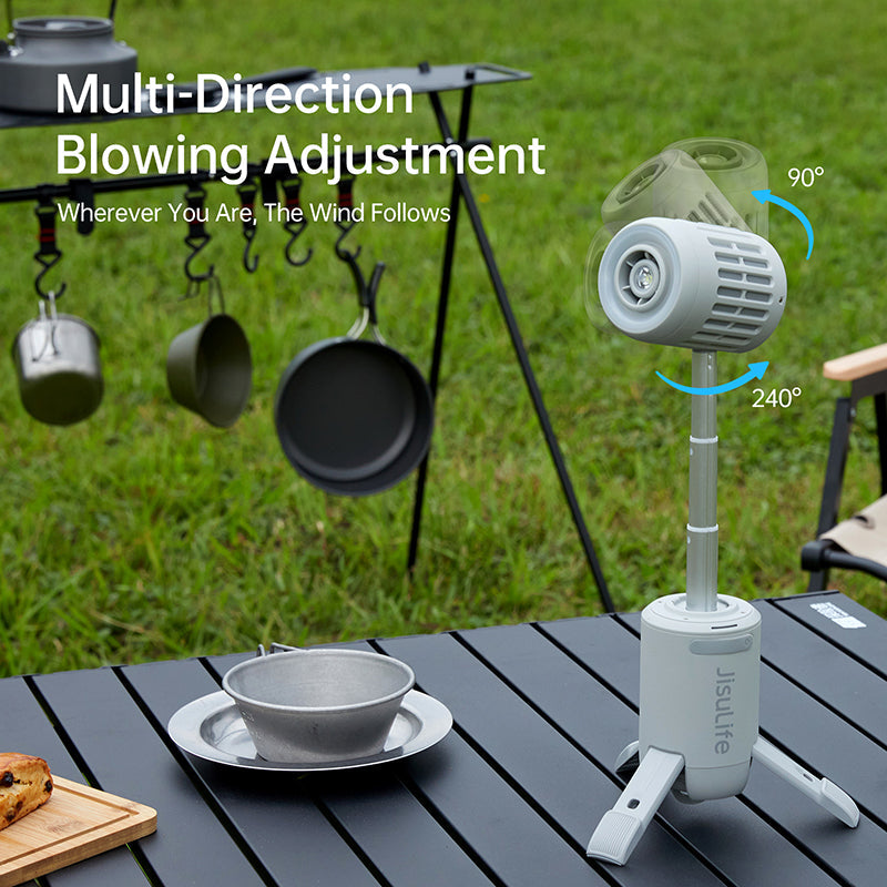 Jisulife Outdoor Fan Ultra1 (13500mAh) - Light Grey