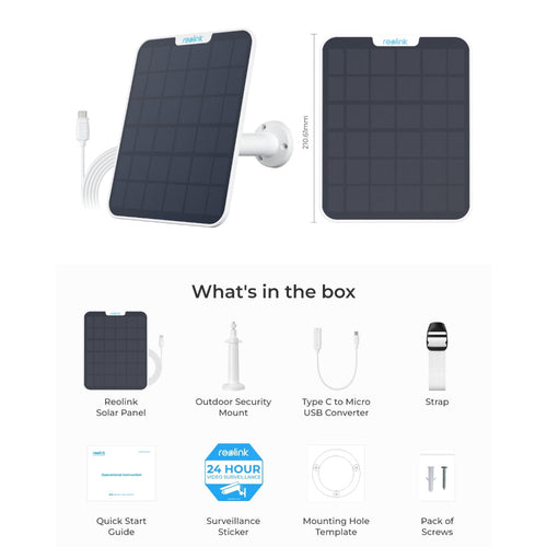 Reolink Solar Panel 2 (White)
