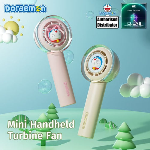 Doraemon Mini Handheld Turbine Fan (Brown)