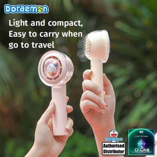 Doraemon Mini Handheld Turbine Fan (Brown)