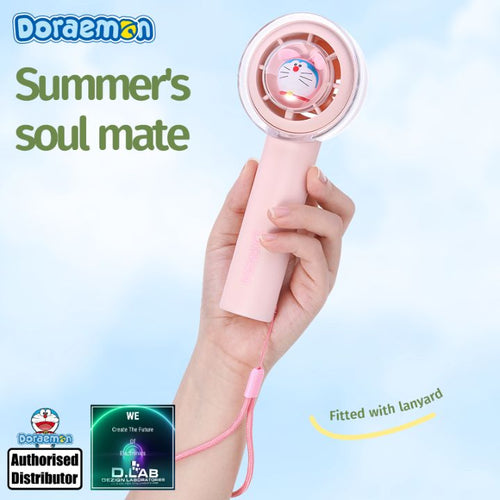 Doraemon Mini Handheld Turbine Fan (Brown)