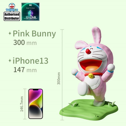 Doraemon Pink Bunny Doll (30cm)