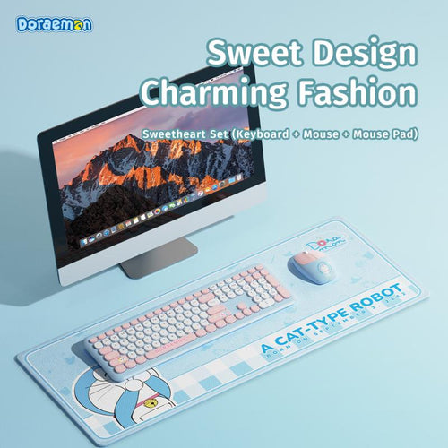 Doraemon Mouse and Keyboard Set