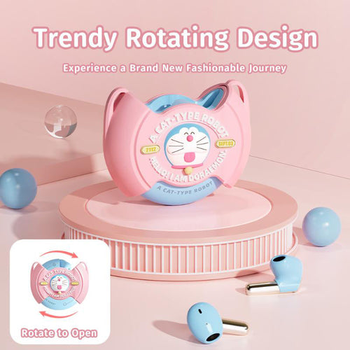 Doraemon Rotating TWS Earphone