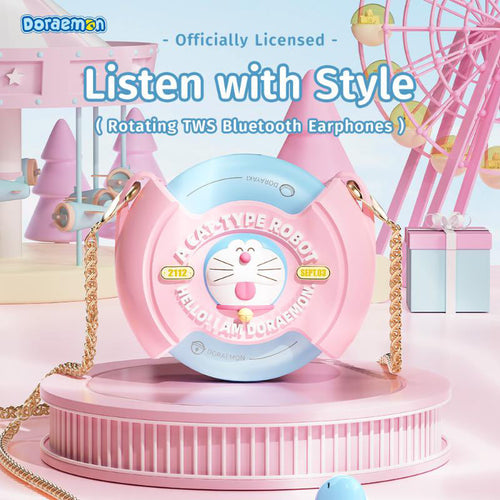 Doraemon Rotating TWS Earphone