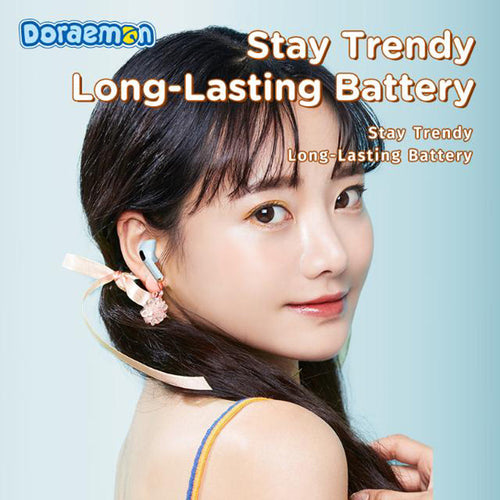 Doraemon Cat Claw TWS Earphones (Blue)