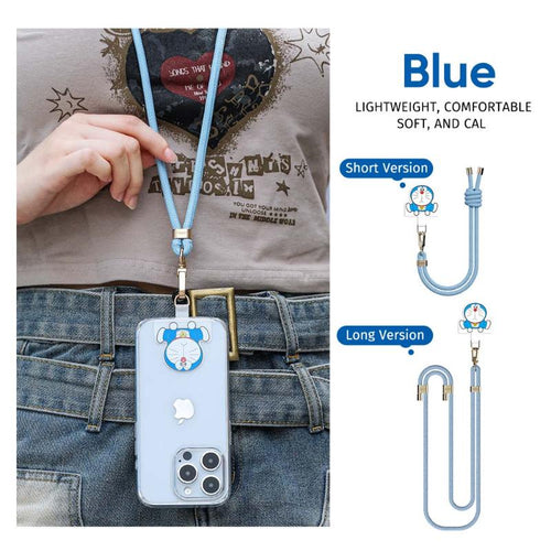 Doraemon Lanyard Pendant Dorayaki Passion (Brown)