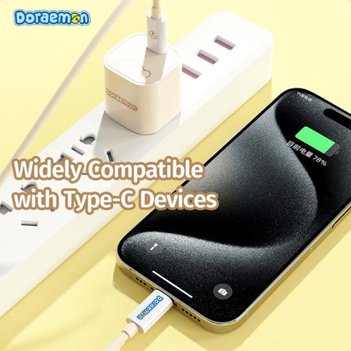 Doraemon PD Fast Charging Cable C-C 100W/6A 1M