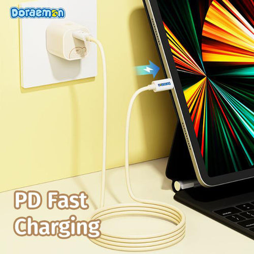 Doraemon PD Fast Charging Cable C-C 100W/6A 1M
