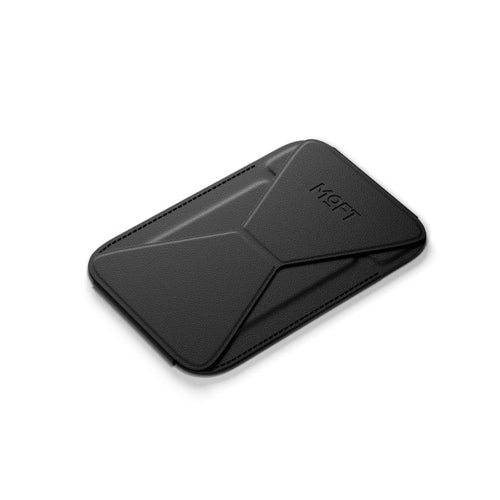 Moft MS007MP-1 Snap-On Phone Stand & Wallet MOVAS (MagSafe Compatible) - Jet Black