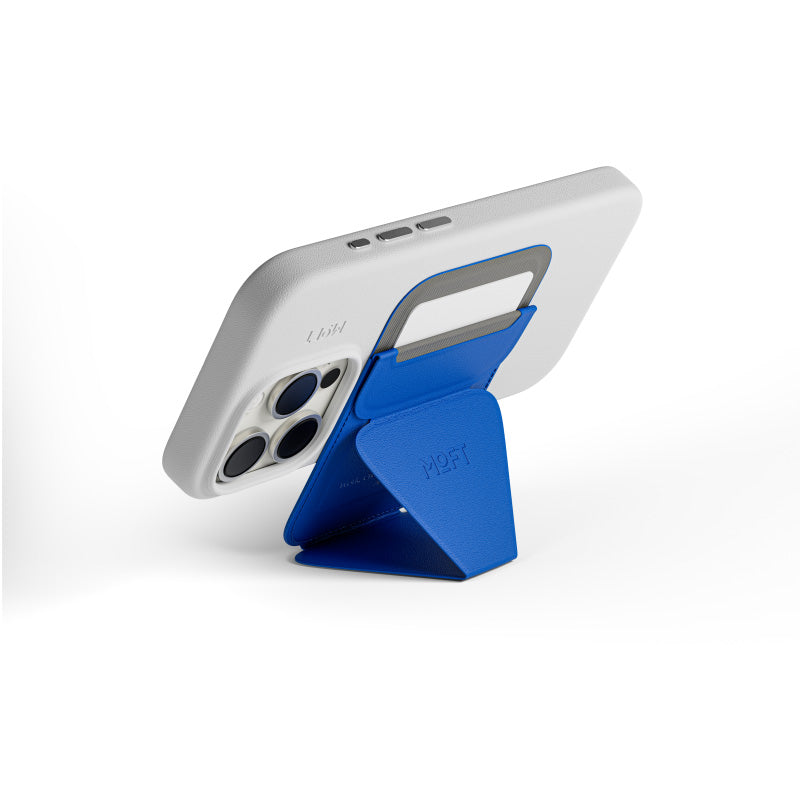 Moft MS007MP-1 Snap-On Phone Stand & Wallet MOVAS (MagSafe Compatible) – Sapphire Blue