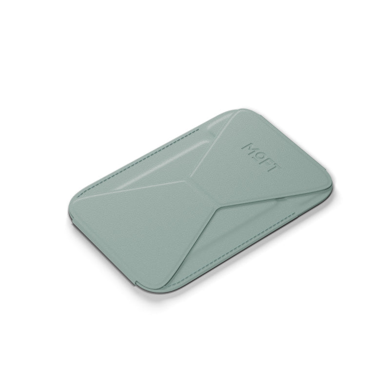 Moft MS007MP-1 Snap-On Phone Stand & Wallet MOVAS (MagSafe Compatible) - Seafoam