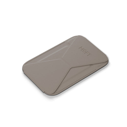 Moft MS007MP-1 Snap-On Phone Stand & Wallet MOVAS (MagSafe Compatible) - Taupe