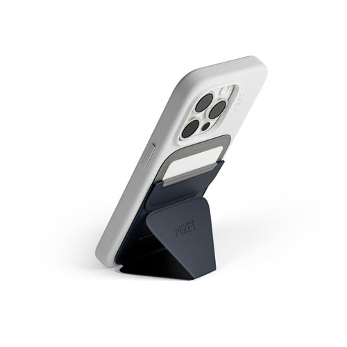 Moft MS007MP-1 Snap-On Phone Stand & Wallet MOVAS (MagSafe Compatible) – Navy Blue