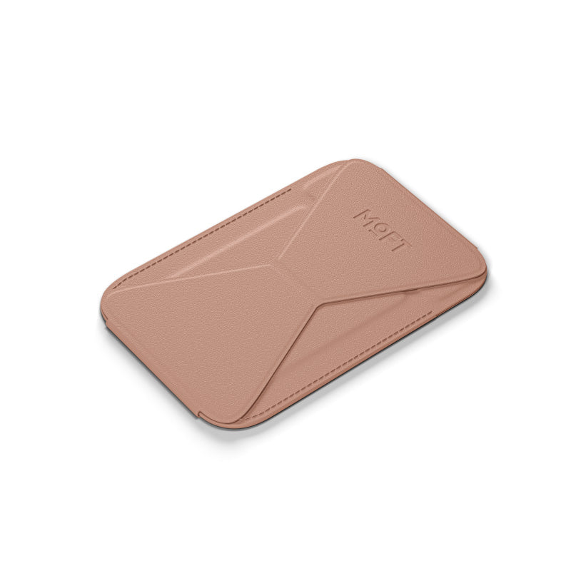 Moft MS007MP-1 Snap-On Phone Stand & Wallet MOVAS (MagSafe Compatible) – Classic Nude