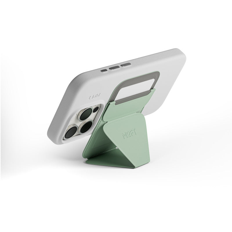 Moft MS007MP-1 Snap-On Phone Stand & Wallet MOVAS (MagSafe Compatible) - Peppermint