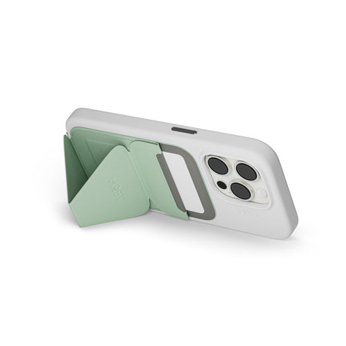 Moft MS007MP-1 Snap-On Phone Stand & Wallet MOVAS (MagSafe Compatible) - Peppermint