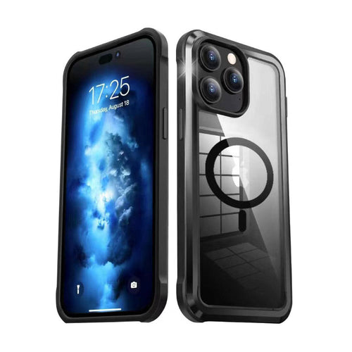 Cedle iPhone 15 Pro 6.1 (2023) Xtrans X1 Metal Magnetic MagSafe Case (Black)
