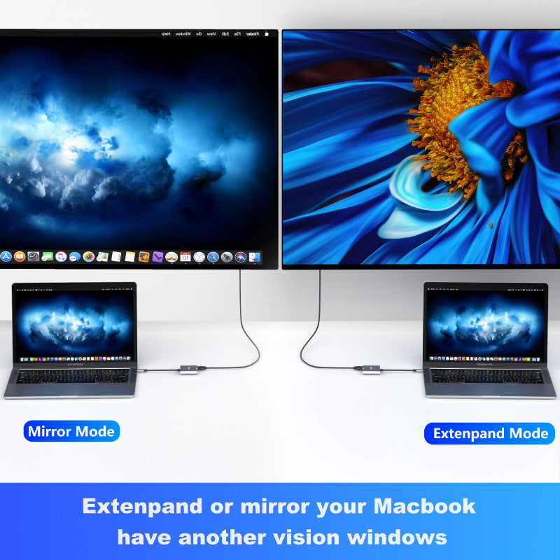 Mokin MOUC1901 3-In-1 Multiport USB-C Adapter to HDMI+USB3.0+PD (Grey)