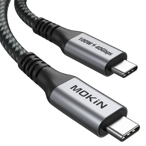Mokin CC0112 USB4 40Gbps 100W PD USB C Cable 1.2m (Grey)
