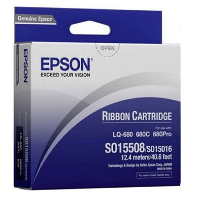 Epson Ribbon Cartridge C13S015508 - LQ-670/680/680 Pro (Black)