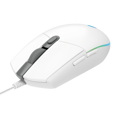 Logitech G203 Gen2 Lightsync Gaming Mouse (White)