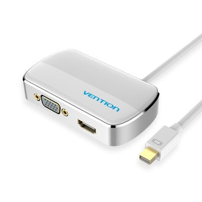Vention HBBWB Mini DP to HDMI/VGA Adapter 0.15M White
