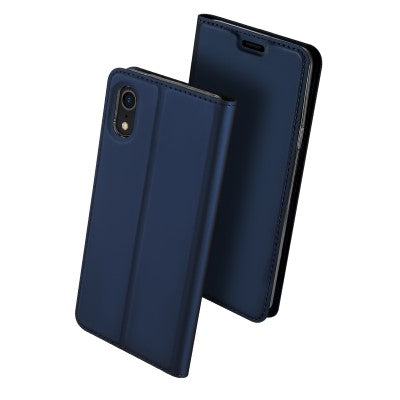 Dux Ducis Leather Case For iPhone XS Blue