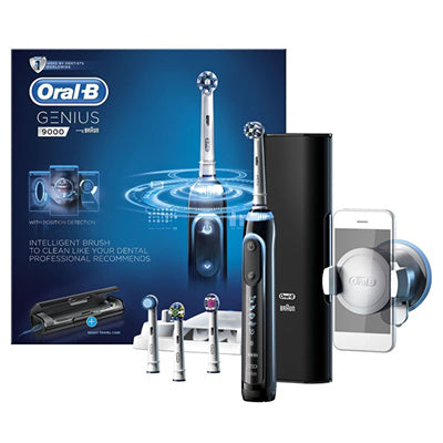 Oral B D701.535.6XC Genius Pro 9000 WH Toothrbush (Black)