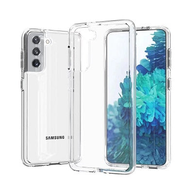 N.Brandz Galaxy S21 Hybrid Protective Case (Clear)