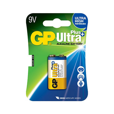 GP Ultra Plus Alkaline 9V Battery