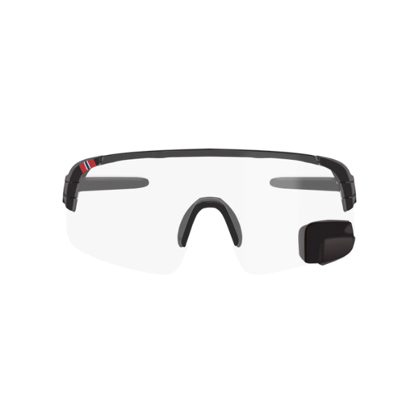 TriEye View Sport - Clear Cycling Glasses with Mirror