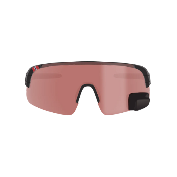 TriEye View Sport - High Contrast Rose Cycling Glasses with Mirror