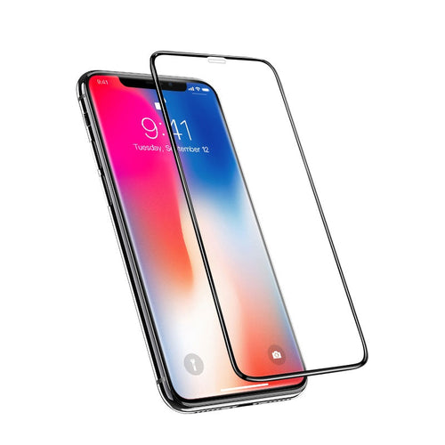 Hoco A12 Nano 3D Edge Tempered Glass Protector for iPhone XS Max (Black)