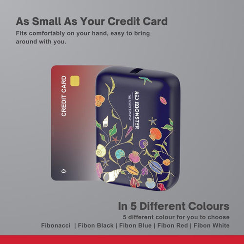 Redmonster Power Up+ Mini 10000mAh PD30W Power Bank (Red)